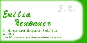 emilia neupauer business card